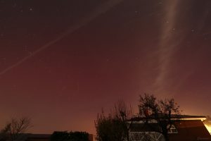 Polarlichter in Eisingen in den frühen Morgenstunden am 12. November 2025