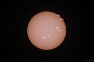 Sonnenfleckenaktivität am 13. November 2025