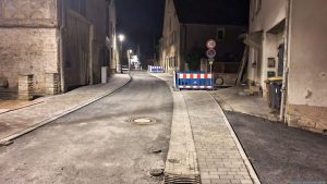 Umgestaltung der Zehnthofstraße in Goßmannsdorf am Main im Rahmen der Dorferneuerung - 2. Weihnachtstag 2025