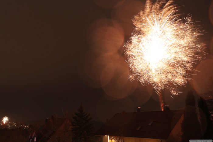 Feuerwerk in Eisingen und Waldbrunn am 1. Januar 2026