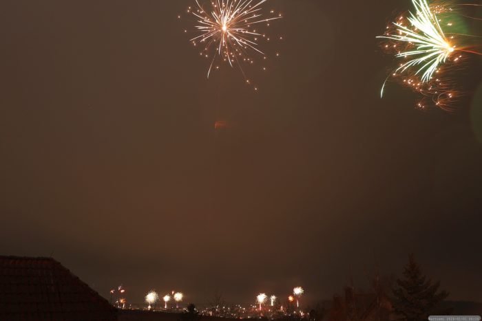 Feuerwerk in Eisingen und Waldbrunn am 1. Januar 2026