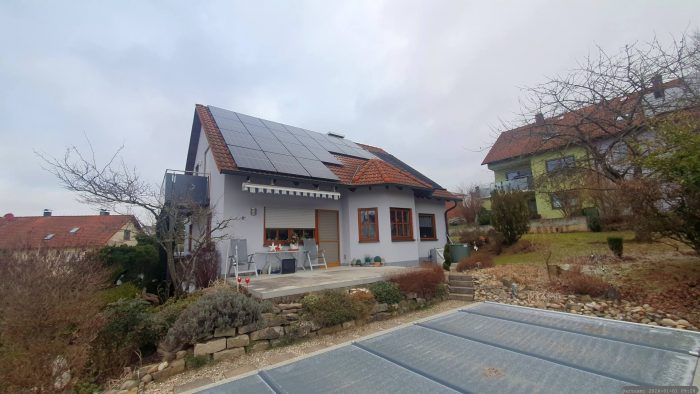 Unser Garten am 1. Januar 2026