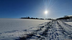 Schneelandschaft am 3. Januar 2026