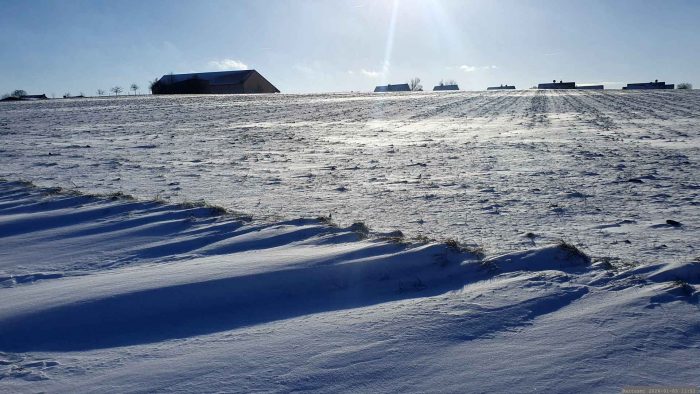 Schneelandschaft am 3. Januar 2026