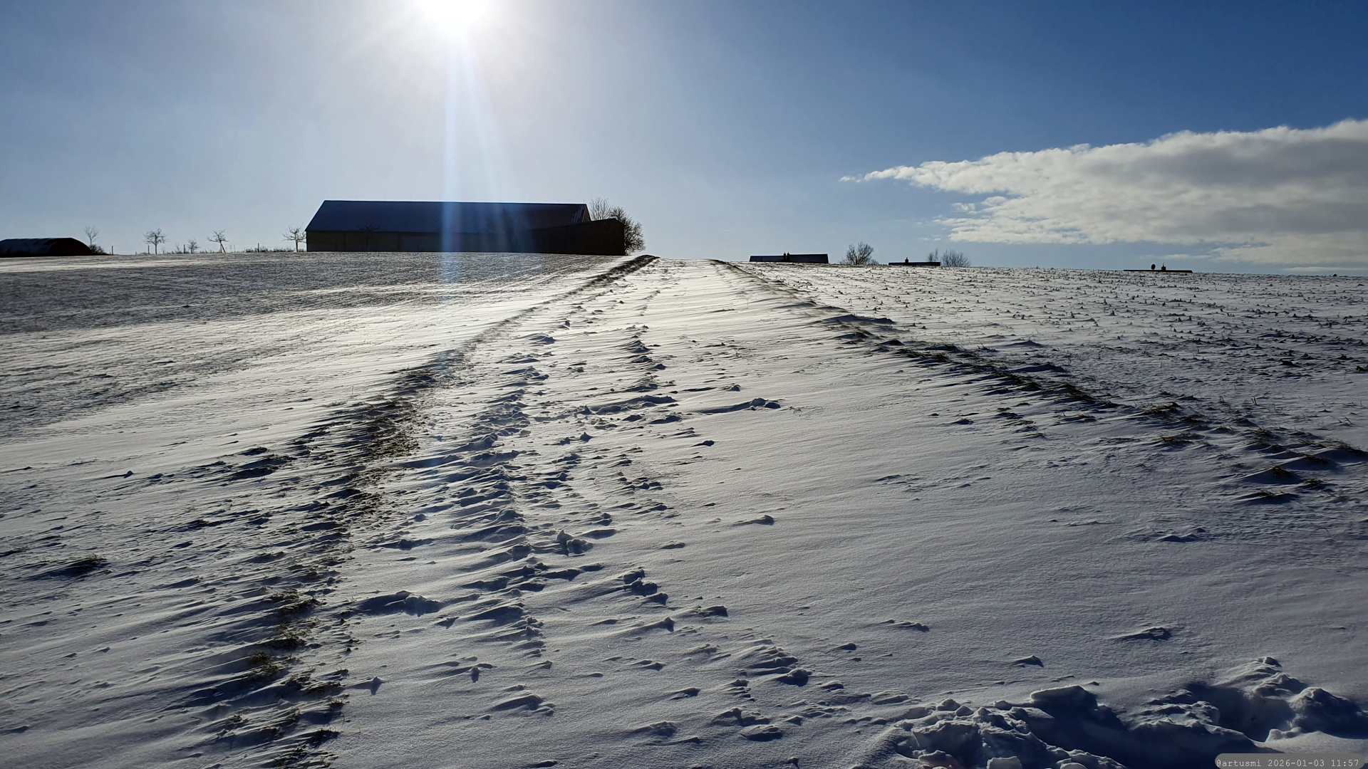 Schneelandschaft am 3. Januar 2026