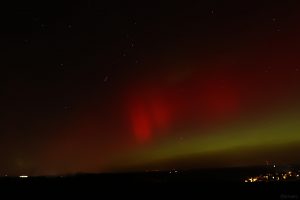 Polarlichtnacht in Eisingen in Unterfranken am 19. Januar 2026