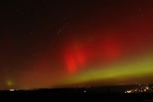 Polarlichtnacht in Eisingen in Unterfranken am 19. Januar 2026