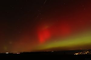 Polarlichtnacht in Eisingen in Unterfranken am 19. Januar 2026