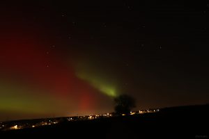 Polarlichtnacht in Eisingen in Unterfranken am 19. Januar 2026