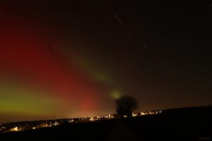 Polarlichtnacht in Eisingen in Unterfranken am 19. Januar 2026