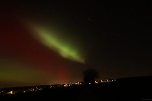 Polarlichtnacht in Eisingen in Unterfranken am 19. Januar 2026