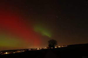 Polarlichtnacht in Eisingen in Unterfranken am 19. Januar 2026