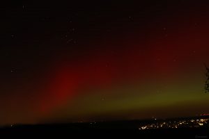 Polarlichtnacht in Eisingen in Unterfranken am 19. Januar 2026