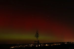 Polarlichtnacht in Eisingen in Unterfranken am 19. Januar 2026