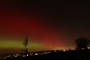 Polarlichtnacht in Eisingen in Unterfranken am 19. Januar 2026