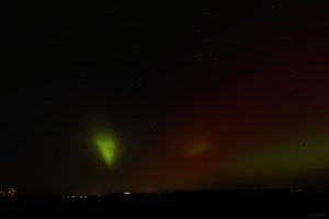 Polarlichtnacht in Eisingen in Unterfranken am 19. Januar 2026