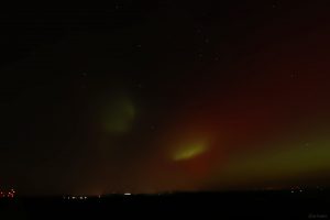 Polarlichtnacht in Eisingen in Unterfranken am 19. Januar 2026