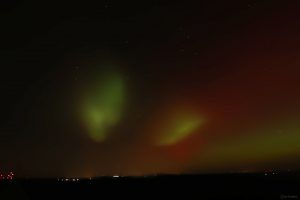 Polarlichtnacht in Eisingen in Unterfranken am 19. Januar 2026