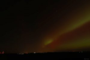 Polarlichtnacht in Eisingen in Unterfranken am 19. Januar 2026