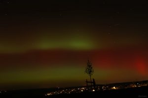 Polarlichtnacht in Eisingen in Unterfranken am 19. Januar 2026