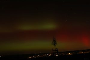 Polarlichtnacht in Eisingen in Unterfranken am 19. Januar 2026