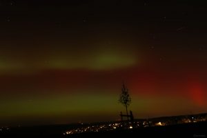 Polarlichtnacht in Eisingen in Unterfranken am 19. Januar 2026