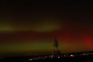Polarlichtnacht in Eisingen in Unterfranken am 19. Januar 2026