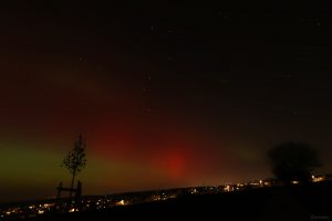 Polarlichtnacht in Eisingen in Unterfranken am 19. Januar 2026