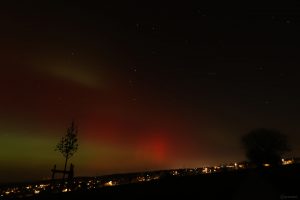 Polarlichtnacht in Eisingen in Unterfranken am 19. Januar 2026