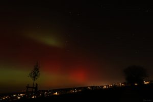 Polarlichtnacht in Eisingen in Unterfranken am 19. Januar 2026