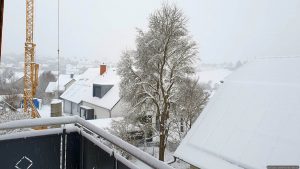 In der Nacht vom 25. auf den 26. Januar 2026 gab es gut 20 cm Neuschnee