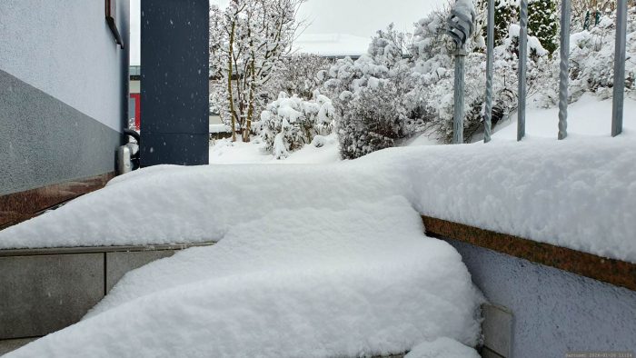 Am 26. Januar 2026 wuchs die Schneehöhe auf ca. 30 cm an