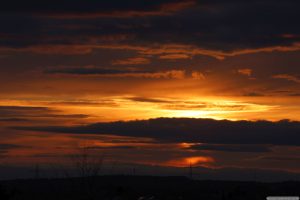 Sonnenuntergang am 4. April 2026