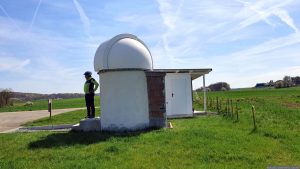 Erweiterung Hans-Haffner-Sternwarte bei Hettstadt am 11. April 2026
