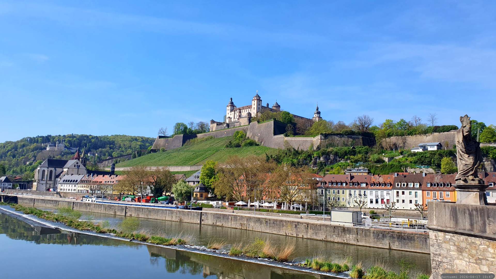 Würzburg am Main am 17. April 2026