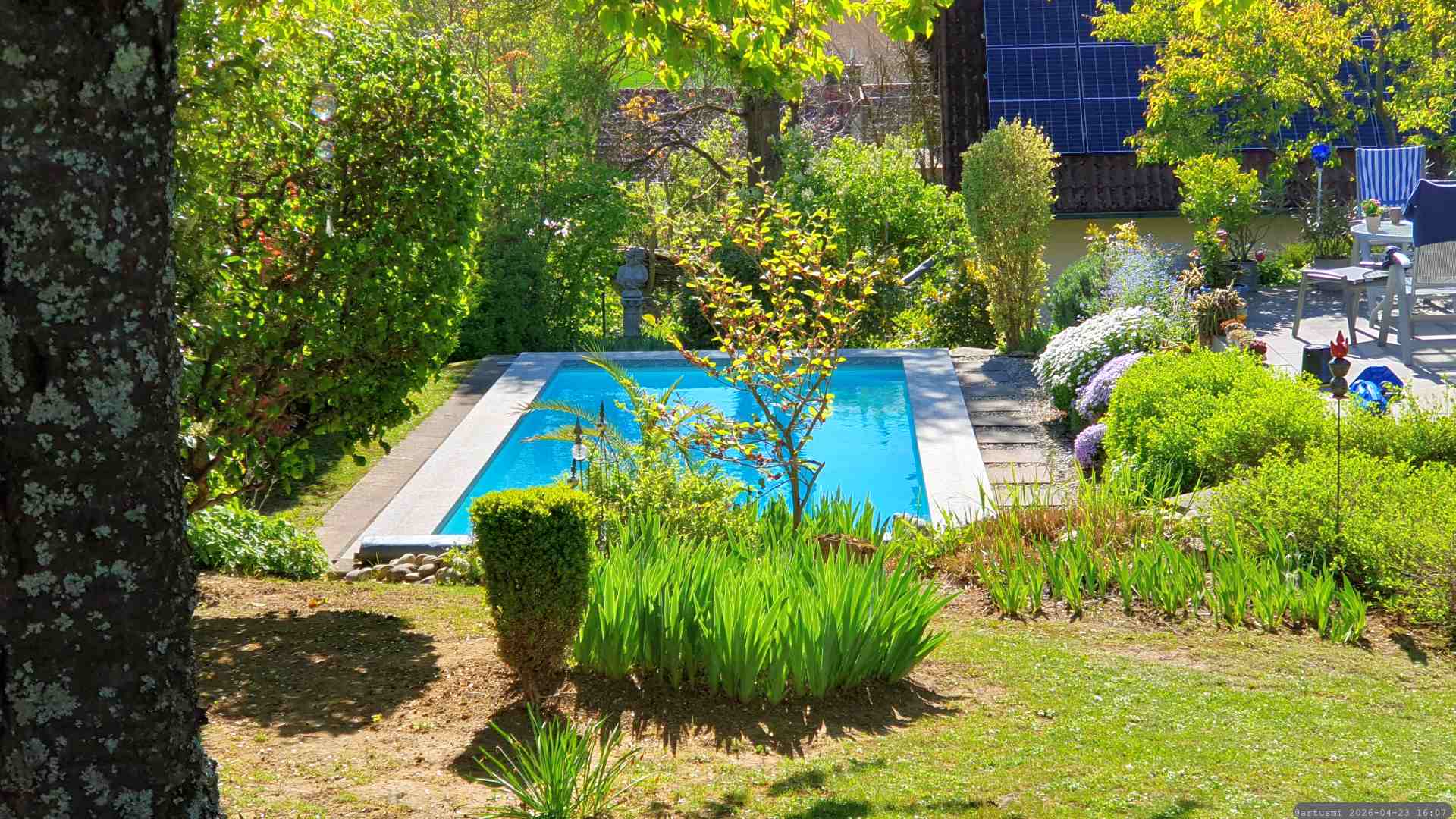 Unser Garten am 23. April 2026