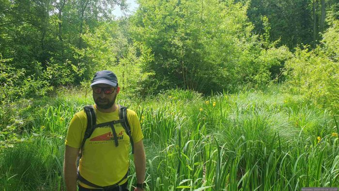 Naturdenkmal Schwemmsee auf Höchberger Gemarkung während unserer Wanderung am 24. Mai 2026 (Pfingstsonntag)