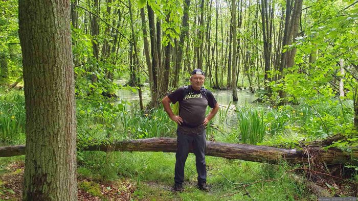 Artur Schmitt am 31. Mai 2026 am Blutsee-Moor