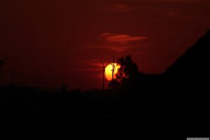 Sonnenuntergang am 25. Juni 2026
