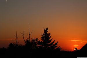 Sonnenuntergang am 25. Juni 2026