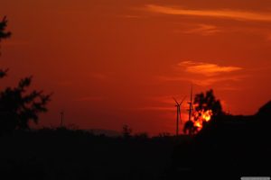 Sonnenuntergang am 25. Juni 2026