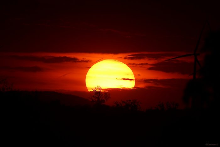 Sonnenuntergang am 7. Juli 2026