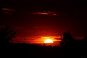 Sonnenuntergang am 7. Juli 2026