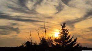 Sonnenuntergang am 24. Juli 2026