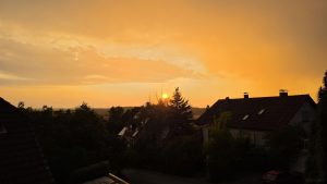 Sonnenuntergang am 30. Juli 2026