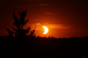 Partielle Sonnenfinsternis in Mainfranken am 12. August 2026 um 20:34 Uhr