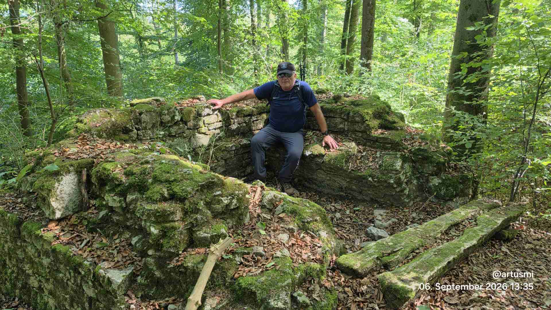 Artur Schmitt am 6. September 2026 am Burgstall Guttenberg