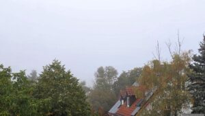 Dichter Nebel am Vormittag des 3. Oktober 2026