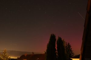 Polarlichtnacht in Eisingen in Unterfranken am 10. Oktober 2026