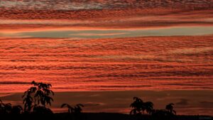Abendrot am 16. Oktober 2026